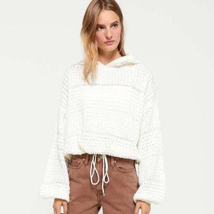 Truly Madly Deeply LA Knitted Hooded Sweatshirt